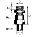 WABCO Verbinder, Druckluftleitung - 893 800 014 0 | 8938000140