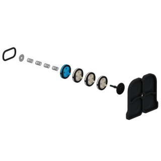 WABCO Teilesatz: Membran + Ventil - 934 714 925 2 | 9347149252
