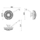 Kühlerlüfterkupplung MAHLE passend für DAF CF, XF 106 MX-11210-PX-7231 10.12-