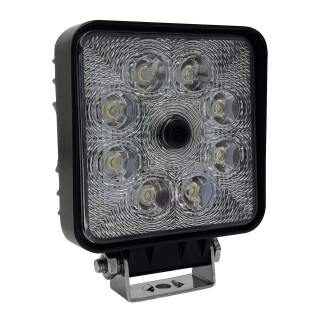 LED Arbeitsscheinwerfer mit Full-HD-Rückfahrkamera, Zusatzscheinwerfer, ECE-Zulassung, 12V, 24V, 30V, 32V, 36V 48Volt für LKW, Traktor, Bagger, Gabelstapler, Agrar, AgrarLED, Schlepper, Trailer, Anhänger, Flutlicht, Xenon