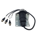 Trailerkabel für 3 Kameras von CARGUARD Systems mit 4-Pin-CGS-Schraubverbinder