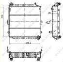 Kühler passend für DEUTZ AGROTRON 1013 6-CYL NRF 50473