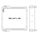 Kühler Alu gelötet passend für JCB 3CX  - NRF 52167