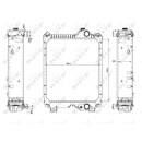 Kühler passend für CASE IH Maxxum 140 X-line/Limited NRF 54082