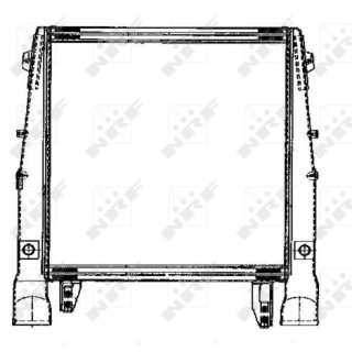 Ladeluftkühler passend für MAN BUS  - NRF 30157