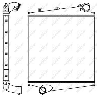 Ladeluftkühler passend für VOLVO FH 16/470  - NRF 30362