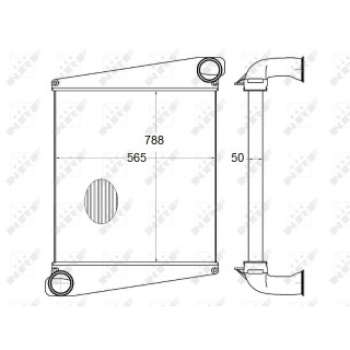 Ladeluftkühler passend für VOLVO FL6 12/1995-03/2000 - NRF 30558