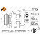Kompressor, mit PAG Kompressoröl, EASY FIT passend für DAF 75 CF 98- NRF 32114