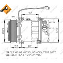 Kompressor, mit PAG Kompressoröl, EASY FIT passend für SCANIA 4-Series 96- NRF 32120