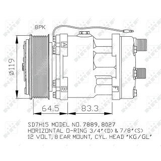 Kompressor UNIVERSAL  - NRF 32133