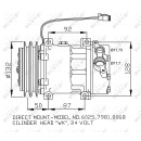Kompressor, mit PAG Kompressoröl passend für SCANIA 4-Series 96- NRF 32704