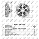 Lüfterkern/Viscokupplung passend für Renault Midlum DXI7/DXI5  - NRF 49100