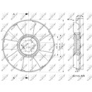Lüfterrad passend für DAF 75CF 02/1998> - NRF 49823