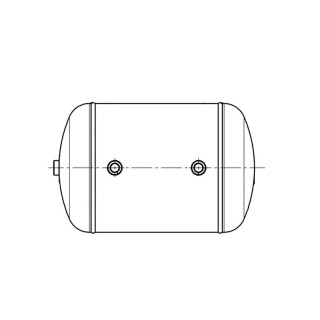 Druckluftbehälter 30L / 310 x 483 / 14,5 bar passend für SCANIA P G R T