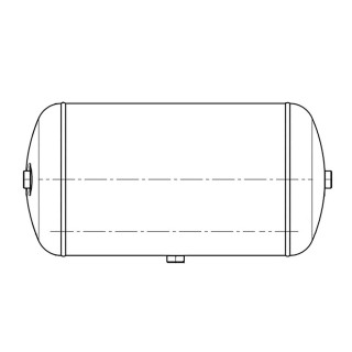 Druckluftbehälter 15L / 206 x 535 / 12,5 bar Universal