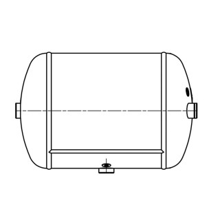 Druckluftbehälter 15L / 246 x 385 / 15 bar passend für Renault