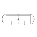 Druckluftbehälter 40L / 276 x 770 / 12,5 bar Universal