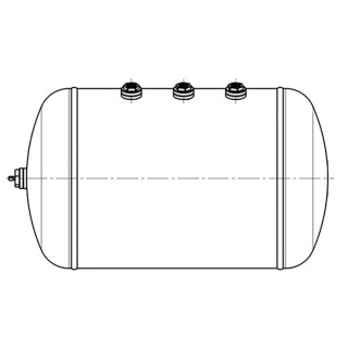 Druckluftbehälter 35L / 310 x 529 / 12,5 bar passend für MAN