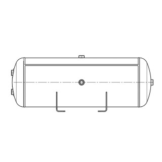 Druckluftbehälter 60L / 310 x 898 / 11 bar Universal