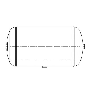 Druckluftbehälter 40L / 310 x 630 / 11 bar Universal