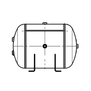 Druckluftbehälter 60L / 396 x 592 / 11 bar Universal