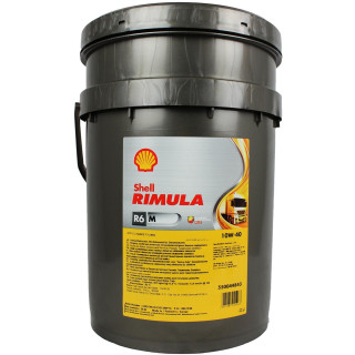 Shell Rimula R6 M 10W-40 20 Liter (E7/228.5) Hochleistungs-Dieselmotorenöl für Nutzfahrzeuge