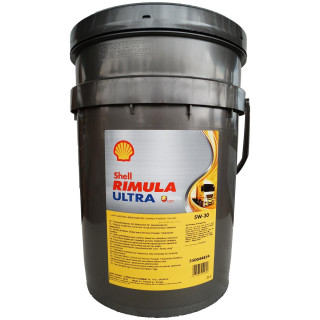 Shell Rimula Ultra 5W-30 20 Liter (E9/M3677/VDS-4) Low-Ash Hochleistungs-Dieselmotorenöl für NFZ