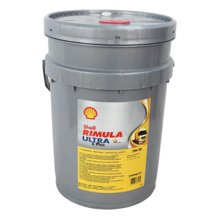 Shell Rimula Ultra E Plus 5W-30 20 Lit (MB 228.61) Low-Ash Hochleistungs-Dieselmotorenöl für MB-NFZ