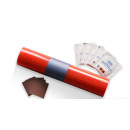 Reparaturset für PVC-Planen, rot 220cm x 32cm