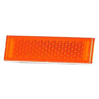 Rückstrahler Reflektor gelb/orange 126 x 34 mm