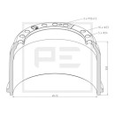 Bremstrommel Bremsengröße 410 x 180 passend...