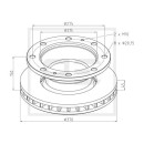 Bremsscheibe Ø 370 passend für IVECO