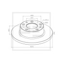Bremsscheibe Ø 276 passend für IVECO