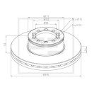 Bremsscheibe Ø 335 E1 90R-02 C0267/0031 passend...