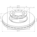 Bremsscheibe Ø 377 passend für MAN