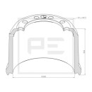 Bremstrommel Bremsengröße 300x200 passend...