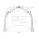 Bremstrommel Bremsengröße 300x200 passend...