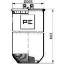 Luftfederbalg Luftanschluss M16 x 1,5 / M16 passend...