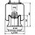 Luftfederbalg Luftanschluss M12 x 1,5 passend für FRUEHAUF