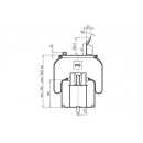 Luftfederbalg Luftanschluss M24 x 1,5 / M16 passend...