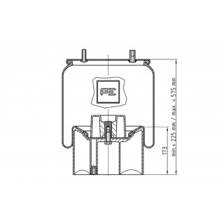 Luftfederbalg Luftanschluss M12 x 1,5 passend für MERCEDES-BENZ