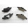 Scheibenbremsbelag 157 x 65,5 x 20,7 passend für MERCEDES-BENZ, VW
