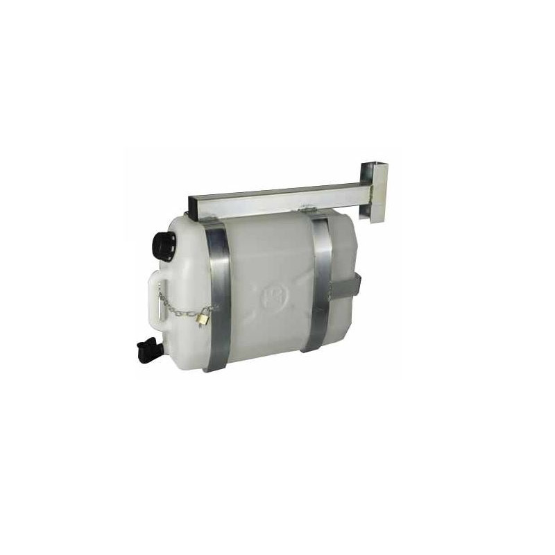 Wasserkanister / Wassertank + Halter 25 Liter, Schmale Ausführung