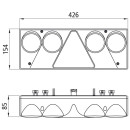 Heckleuchte, Schlussleuchte, links, Europoint II, Version: Schmitz