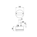 3-Kammerleuchte LED, 12/24 Volt, PG11-Anschluß