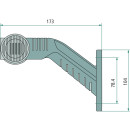 Umrißleuchte Superpoint III LED R/W links mit SML