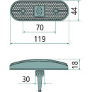 Seitenmarkierungsleuchte Unipoint LED Einbau 1500mm