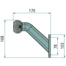 Umrissleuchte Superpoint II links ASS1/ASS2  1750 mm...