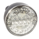 LED-Nebelschluss-/Rückfahrleuchte, rund, 140 mm, mit 1,5 m Leitung und 2 poligem ASS 2-Stecker