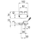 Flatpoint II LED-SML, P&R mit Winkel 90°/vorn und 1,5 m Leitung